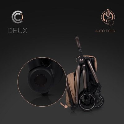 Cavoe Deux Kočárek pro dvojčata/sourozence - Mocca - obrázek