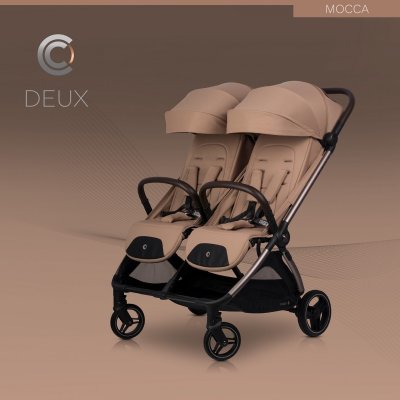 Cavoe Deux Kočárek pro dvojčata/sourozence - Mocca - obrázek