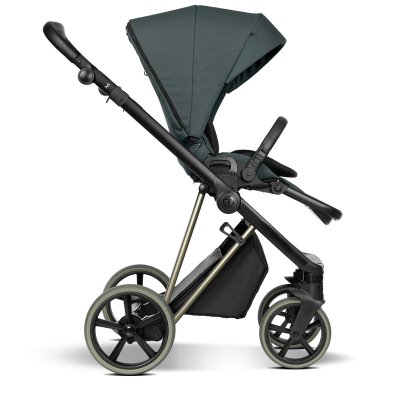 Roan Ivi Vintage Kombinovaný kočárek 2v1 - Grey/Himalayan Green - obrázek