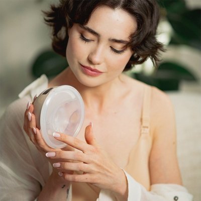 Canpol Babies Dvojitá elektrická odsávačka mateřského mléka do podprsenky SmartSense - obrázek