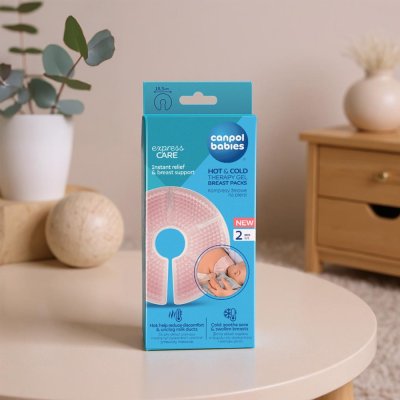 Canpol Gelový obklad na prsa Hot&Cold, 2ks - obrázek