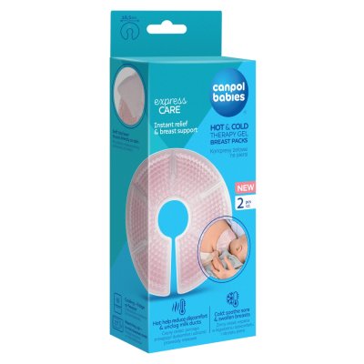 Canpol Gelový obklad na prsa Hot&Cold, 2ks - obrázek