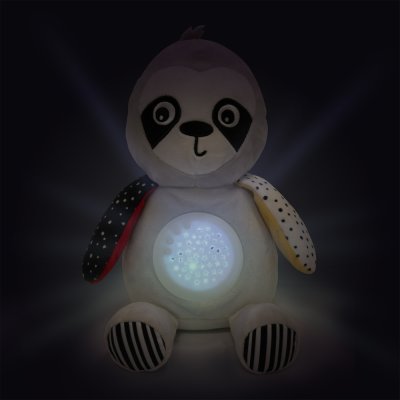 Canpol Babies Senzorická hračka s melodiemi a projektorem 3v1 BabiesBoo - Lenochod - obrázek