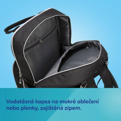 Canpol Babies Multifunkční přebalovací batoh - Černý - obrázek