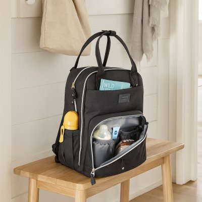 Canpol Babies Multifunkční přebalovací batoh - Černý