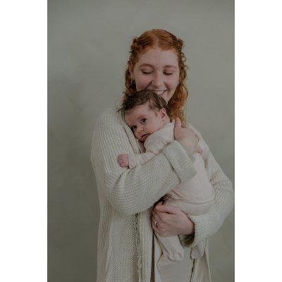 Lodger Tepláčky novorozenecké Pointelle - Powder, vel. 50 - obrázek