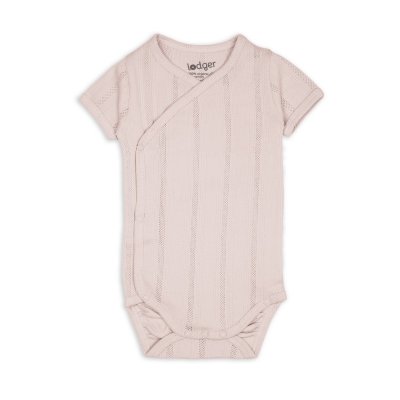 Lodger Body s krátkým rukávem Pointelle - Powder, vel. 62