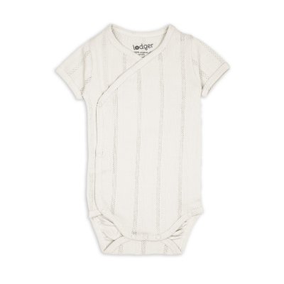 Lodger Body s krátkým rukávem Pointelle - Cream, vel. 62