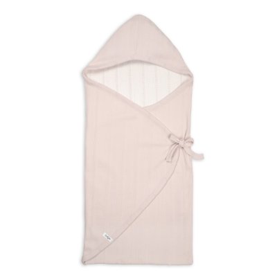 Lodger Wrapper Newborn Pointelle - Powder