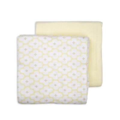 Lodger Swaddler Solid Matcha 2balení 110 x 110 cm - Butter - obrázek