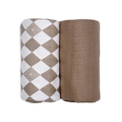 Lodger Swaddler Solid Matcha 2balení 110 x 110 cm - Buffalo - obrázek