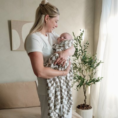 Lodger Swaddler Solid Matcha 2balení 110 x 110 cm - Buffalo - obrázek