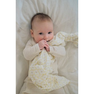 Lodger Swaddler Solid Matcha 3balení 70 x 70 cm - Butter - obrázek