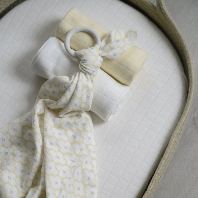 Lodger Swaddler Solid Matcha 3balení 70 x 70 cm - Butter