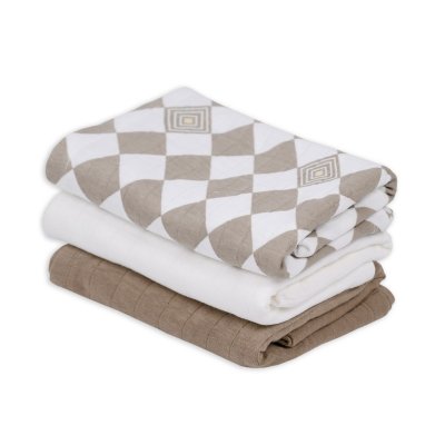 Lodger Swaddler Solid Matcha 3balení 70 x 70 cm - Buffalo - obrázek