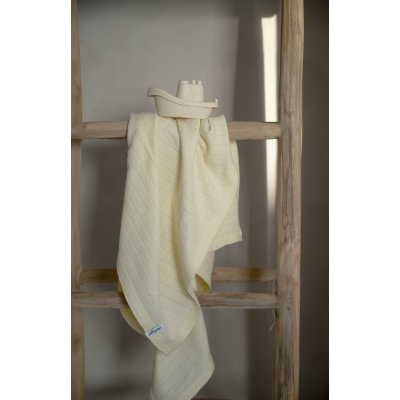 Lodger Swaddler Solid 70 x 70 cm - Butter - obrázek