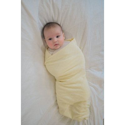 Lodger Swaddler Solid 2balení 110 x 110 cm - Cloud Dancer/Butter - obrázek