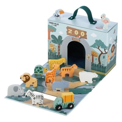 FreeOn Free2Play Skládací domeček se zvířátky - obrázek