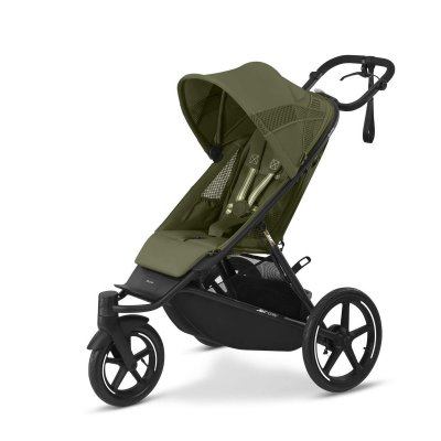 Cybex Avi Spin Kočárek od narození + Autosedačka + Základna - Moss Green/Beige - obrázek