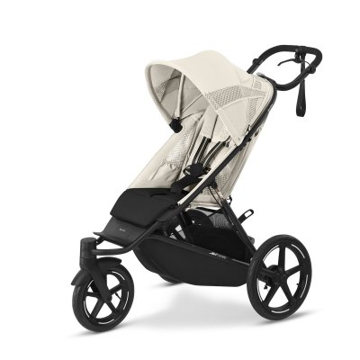 Cybex Avi Spin Kočárek od narození + Autosedačka + Základna - Seashell Beige/Beige - obrázek