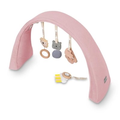 Sleepee Nastavitelná hrazdička pro miminko s hračkami - Pink