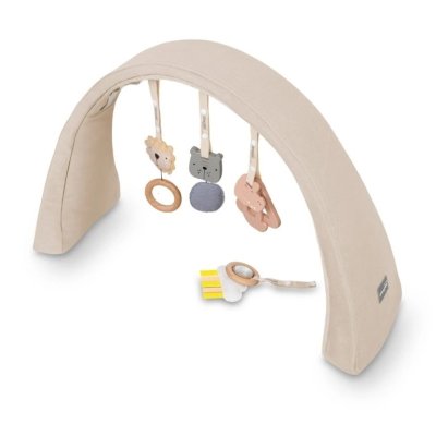 Sleepee Nastavitelná hrazdička pro miminko s hračkami - Sand - obrázek