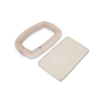 Sleepee Multifunkční hnízdečko pro miminko s bílým šumem 3v1 - Sand - obrázek