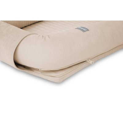 Sleepee Multifunkční hnízdečko pro miminko s bílým šumem 3v1 - Sand - obrázek