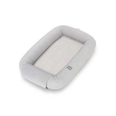 Sleepee Multifunkční hnízdečko pro miminko s hrazdičkou a hračkami 3v1 - Grey - obrázek