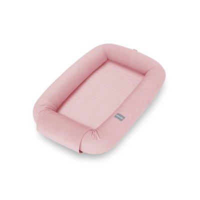 Sleepee Multifunkční hnízdečko pro miminko s hrazdičkou a bílým šumem 4v1 - Pink - obrázek