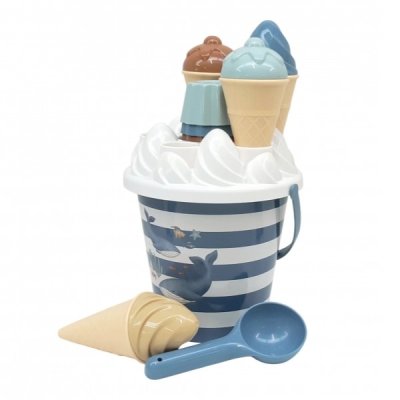 Little Dutch Sada na písek Kyblík se zmrzlinou - Ocean World