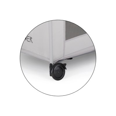 Petite&Mars Cestovní postýlka Koot - Zebra Super Power - obrázek