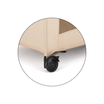 Petite&Mars Cestovní postýlka Koot - Tiger Super Hero - obrázek