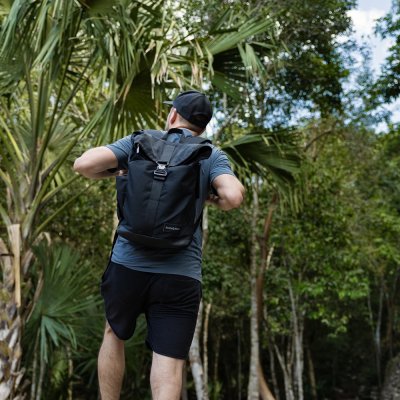 Petite&Mars Přebalovací batoh na kočárek Jackob - Absolute Black - obrázek