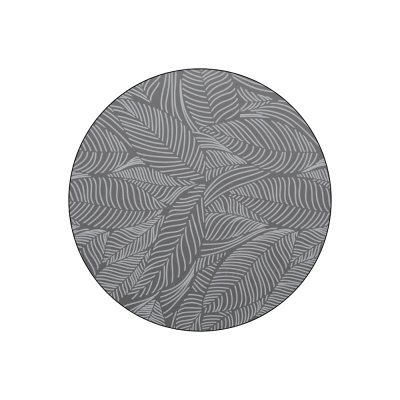 Petite&Mars Cestovní postýlka Nyja - Urban Jungle Charcoal - obrázek