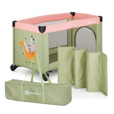 Petite&Mars Cestovní postýlka Koot - Friends Boho Party