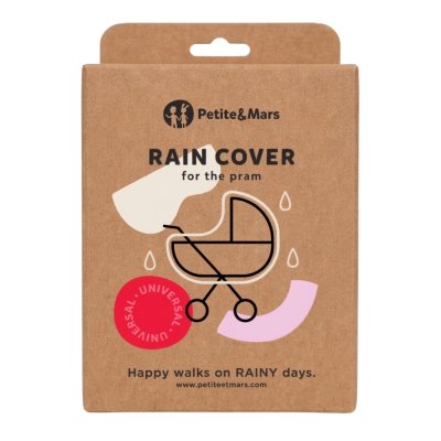 Petite&Mars Pláštěnka na hluboký kočárek - obrázek
