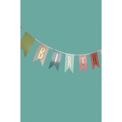 JaBaDaBaDo Banner Happy Birthday - Multi - obrázek