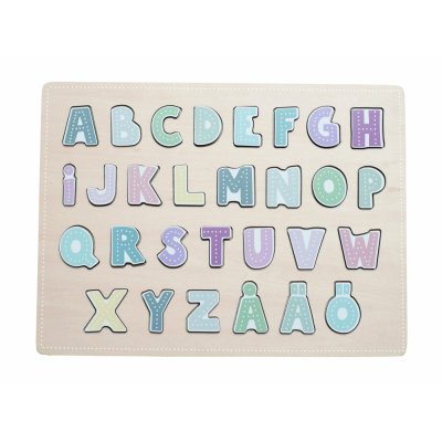 JaBaDaBaDo Dřevěné puzzle - Abeceda (ABC) - obrázek