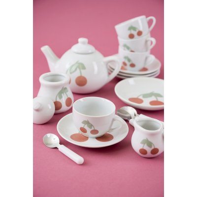 JaBaDaBaDo Porcelánový čajový set - Třešeň - obrázek