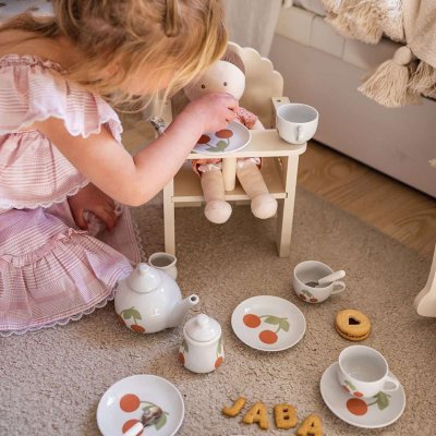 JaBaDaBaDo Porcelánový čajový set - Třešeň