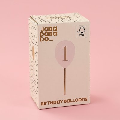 JaBaDaBaDo Narozeninové balónky s čísly 0–9 - obrázek