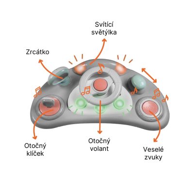 Zopa Chodítko Fiesta - Powder Beige - obrázek