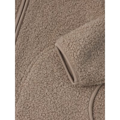 Leokid Fleecová bunda Theo - Almond Milk vel. 86 - obrázek