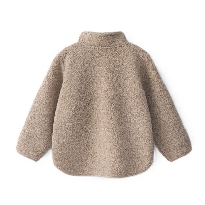 Leokid Fleecová bunda Theo - Almond Milk vel. 92 - obrázek