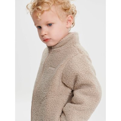 Leokid Fleecová bunda Theo - Almond Milk vel. 110 - obrázek