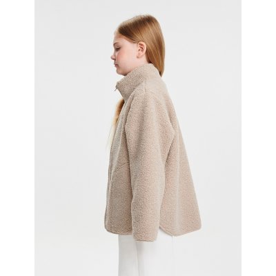 Leokid Fleecová bunda Theo - Almond Milk vel. 110 - obrázek