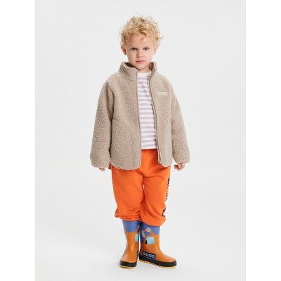 Leokid Fleecová bunda Theo - Almond Milk vel. 122 - obrázek