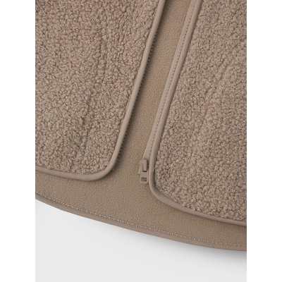 Leokid Fleecová bunda Theo - Almond Milk vel. 122 - obrázek