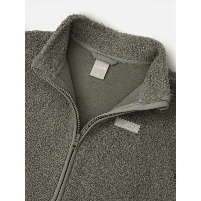Leokid Fleecová bunda Theo - Vetiver Green vel. 110 - obrázek